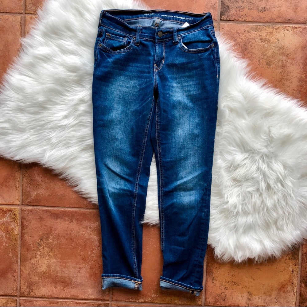 Old Navy Classic Boyfriend Straight Jeans - Picture 1 of 5